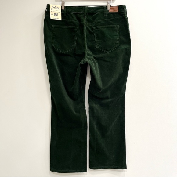 Lands’ End Mid-Rise Bootcut Corduroy Pants Plus Size 16W - Picture 3 of 13